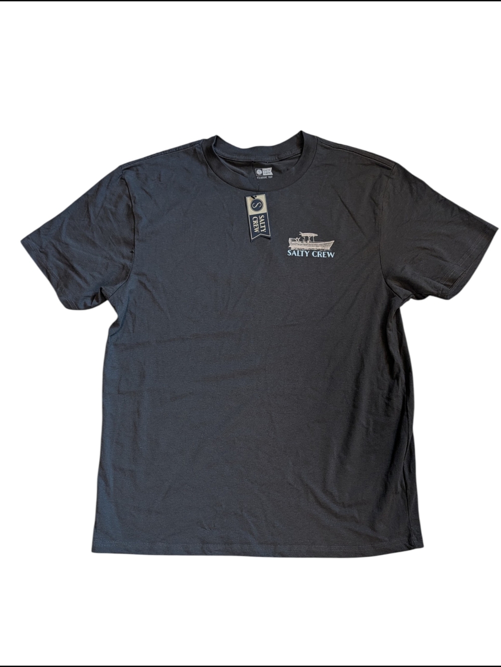Salty Crew Black Short Sleeve Logo Tee Men's Medium